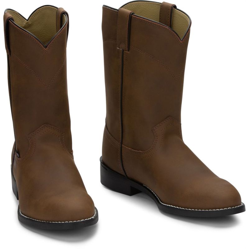 Justin | Men's Temple Clay Brown - Click Image to Close