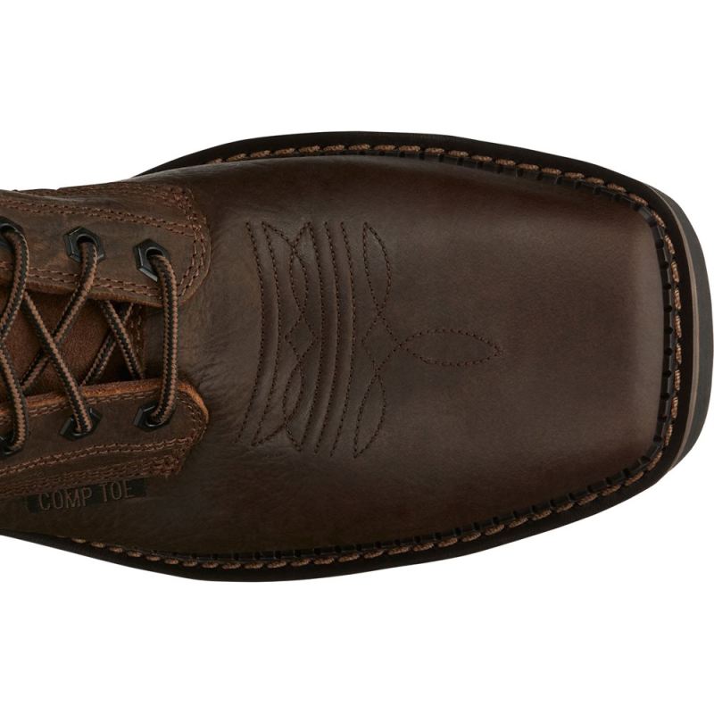 Justin | Men's Driller Comp Toe Brown