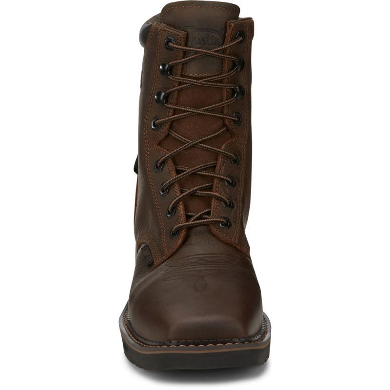 Justin | Men's Driller Comp Toe Brown