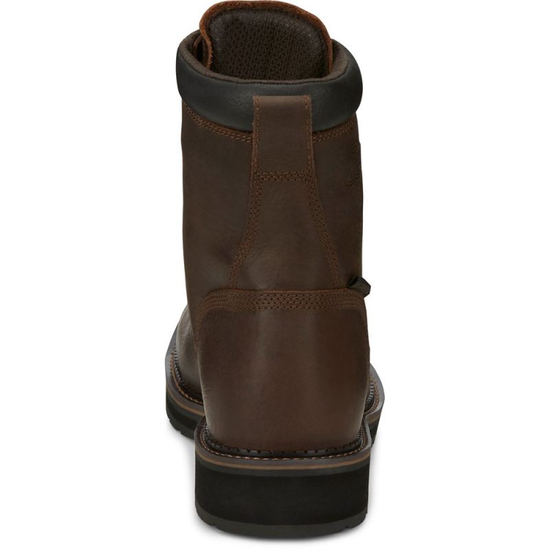 Justin | Men's Driller Comp Toe Brown