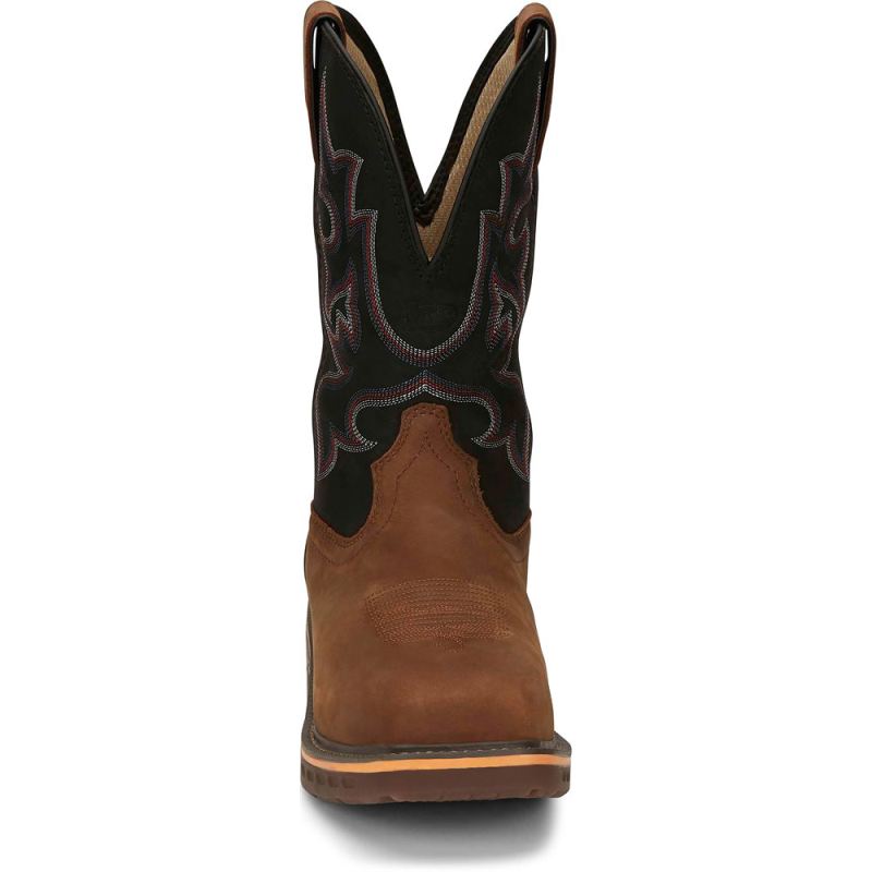 Justin | Men's Resistor Nano Comp Toe Rustic Brown