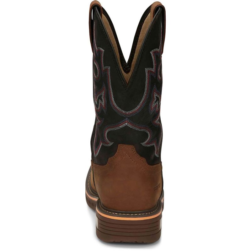 Justin | Men's Resistor Nano Comp Toe Rustic Brown