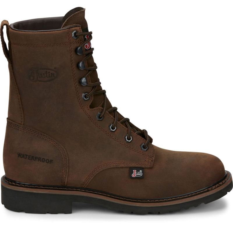 Justin | Men's Drywall Aged Brown