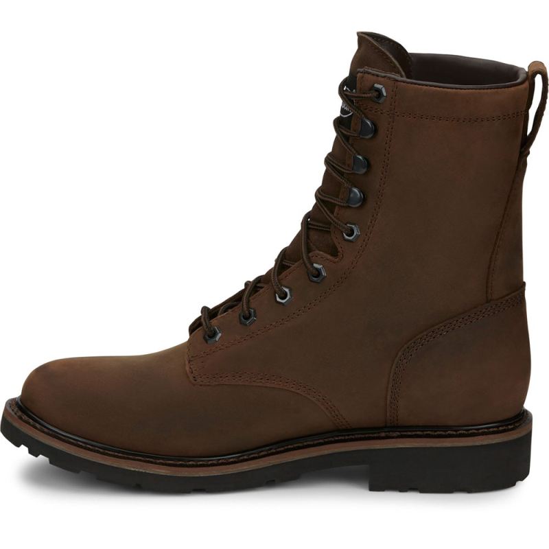 Justin | Men's Drywall Aged Brown