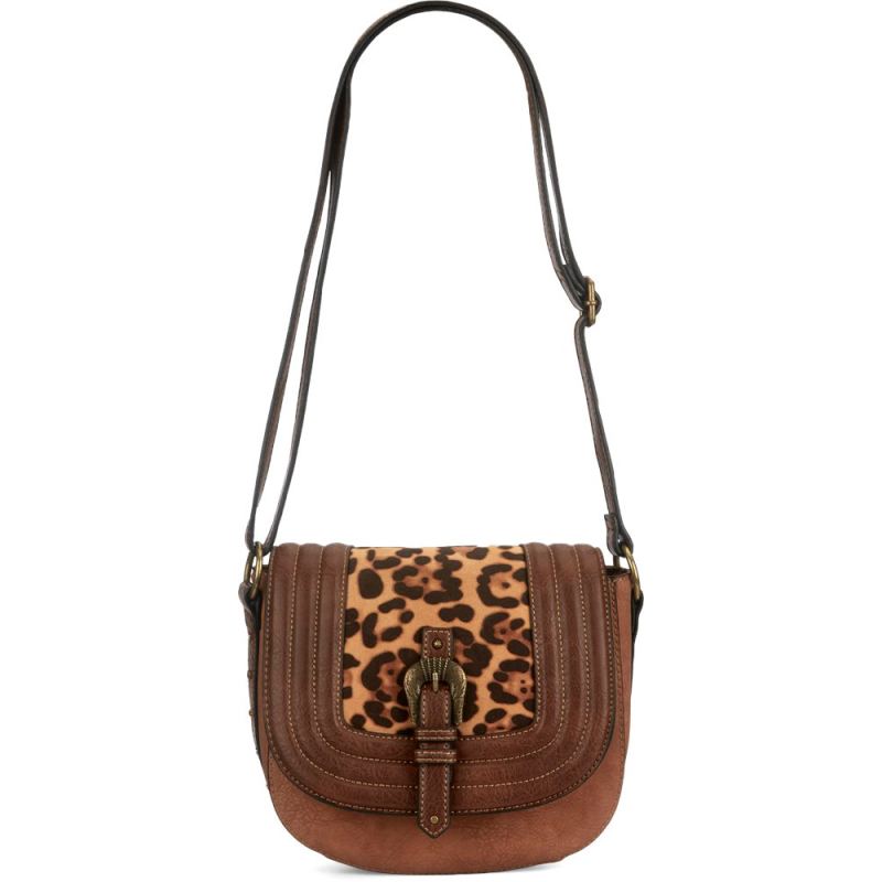 Justin | Women's Saddle Bag-Brown - Click Image to Close