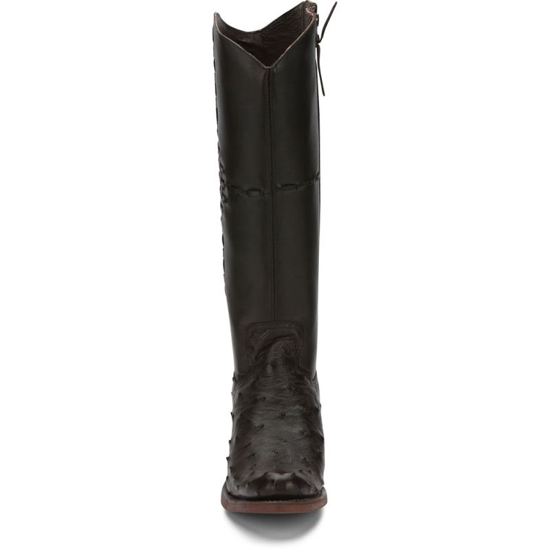 Justin | Women's Mcalester Full Quill Nicotine Brown