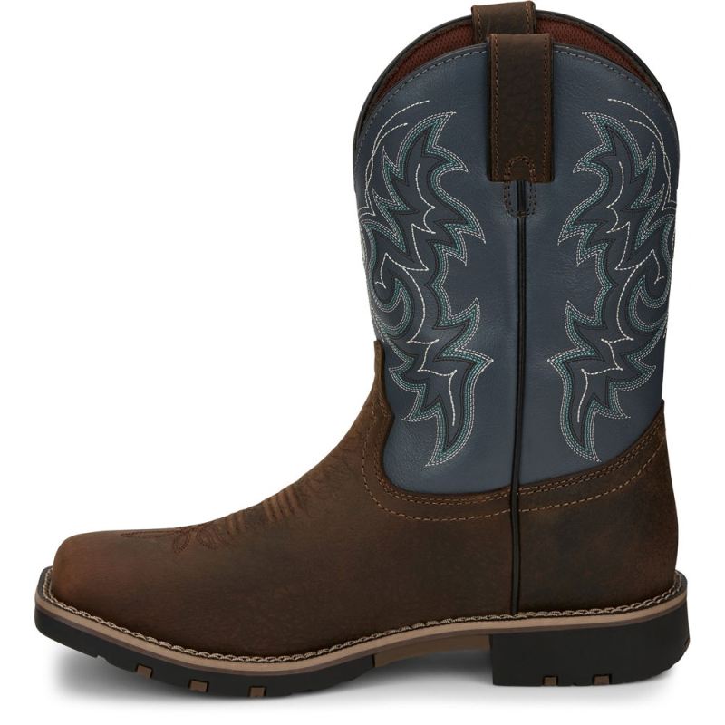 Justin | Men's Fireman Brown