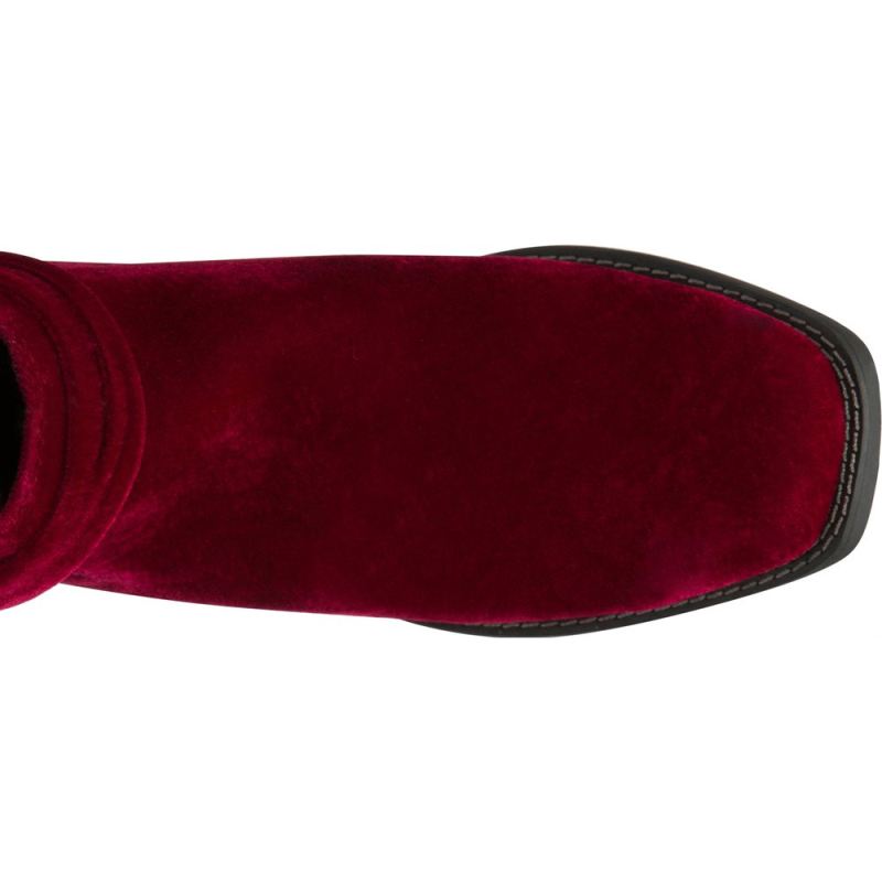 Justin | Women's Chellie Velvet Red