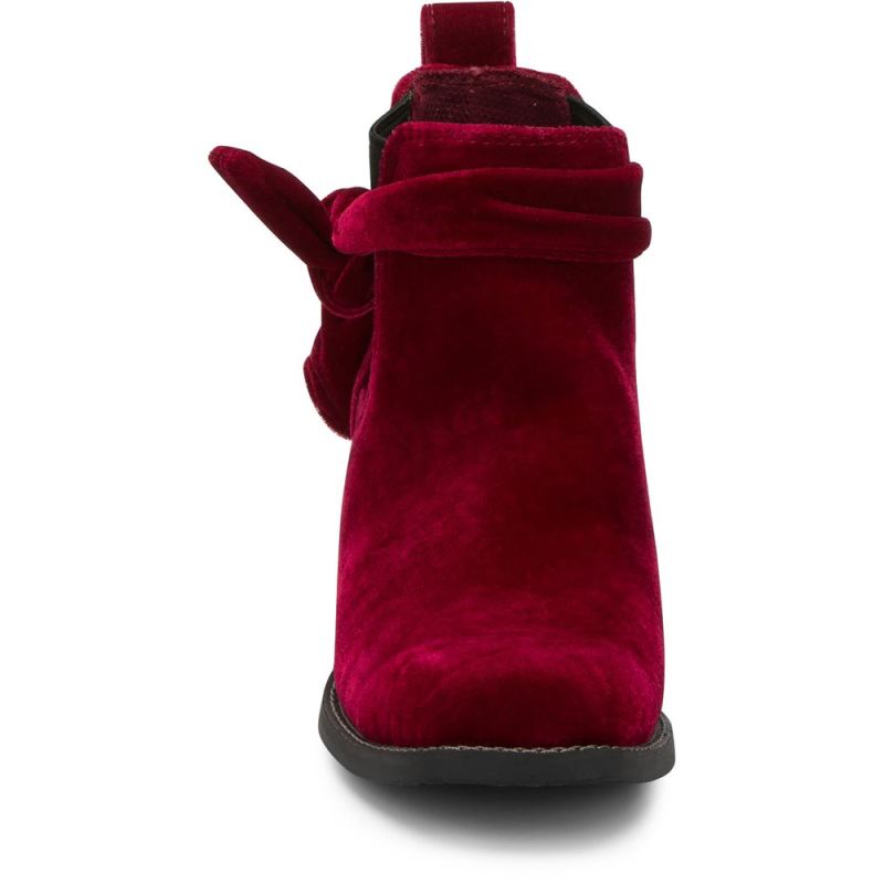 Justin | Women's Chellie Velvet Red