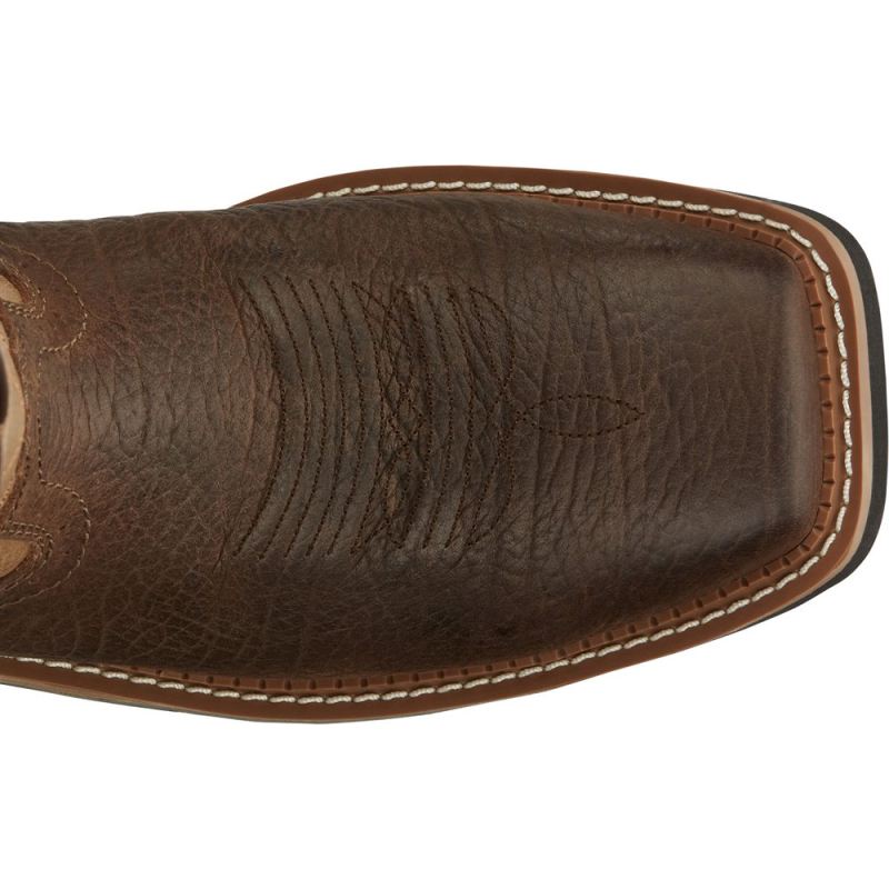 Justin | Men's Bolt Comp Toe Buff Brown