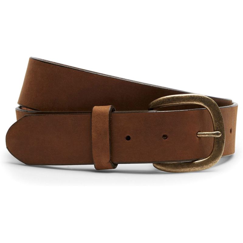 Justin | Men's Bark Justin | Men's Work Basic Belt Brown