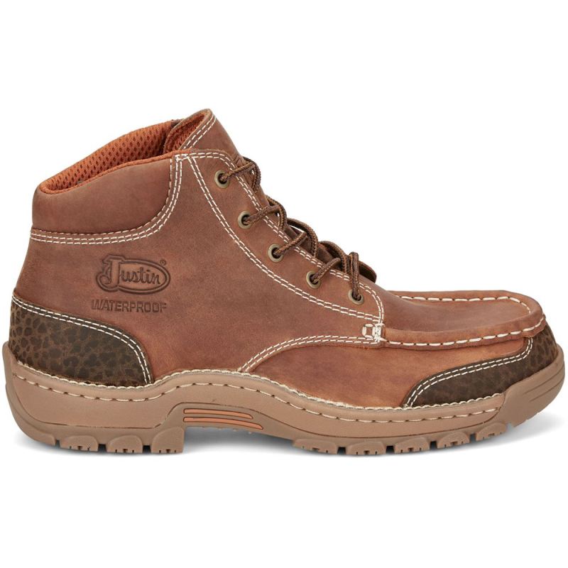 Justin | Men's Corbett Barley Brown