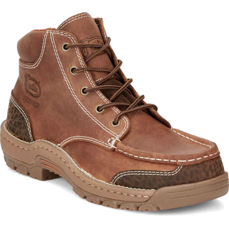 Justin | Men's Corbett Barley Brown