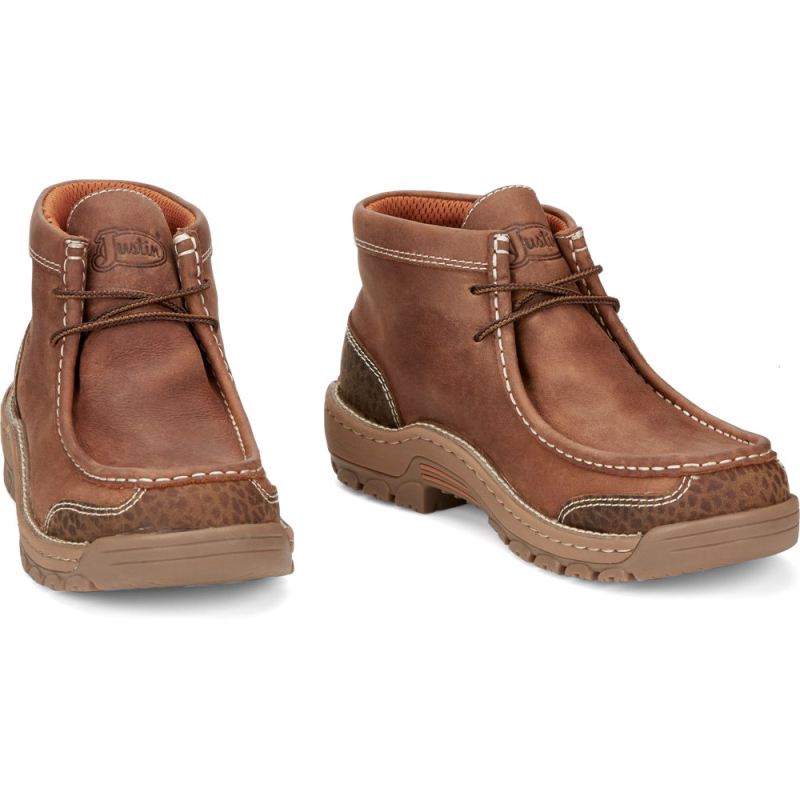 Justin | Men's Crafton Barley Brown