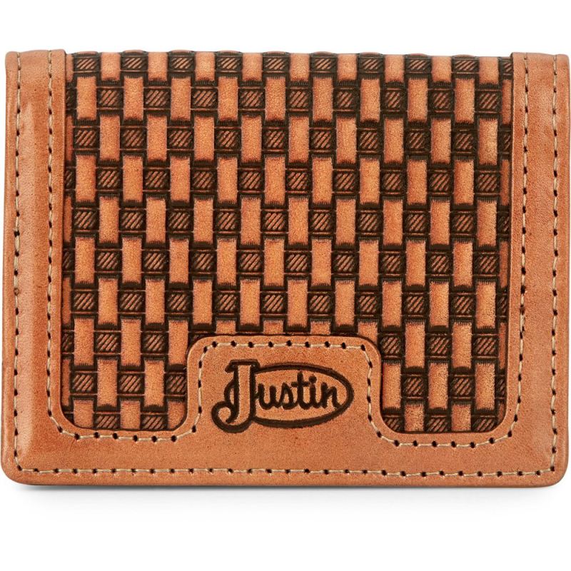 Justin | Men's Front Pocket Card Wallet-Brown