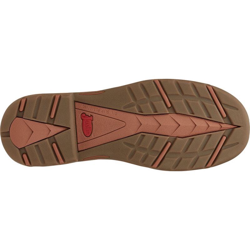 Justin | Men's Rush Nano Comp Toe Barley Brown