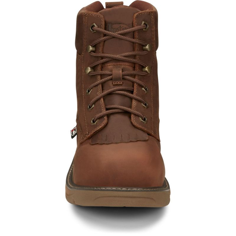 Justin | Men's Rush Nano Comp Toe Barley Brown