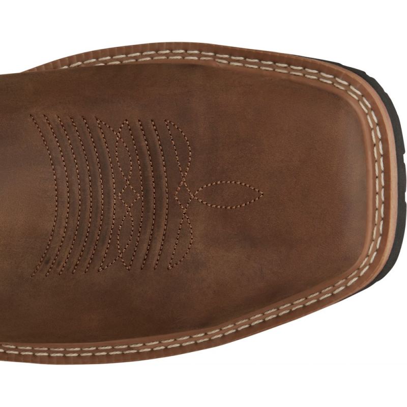 Justin | Men's Derrickman Steel Toe Brown