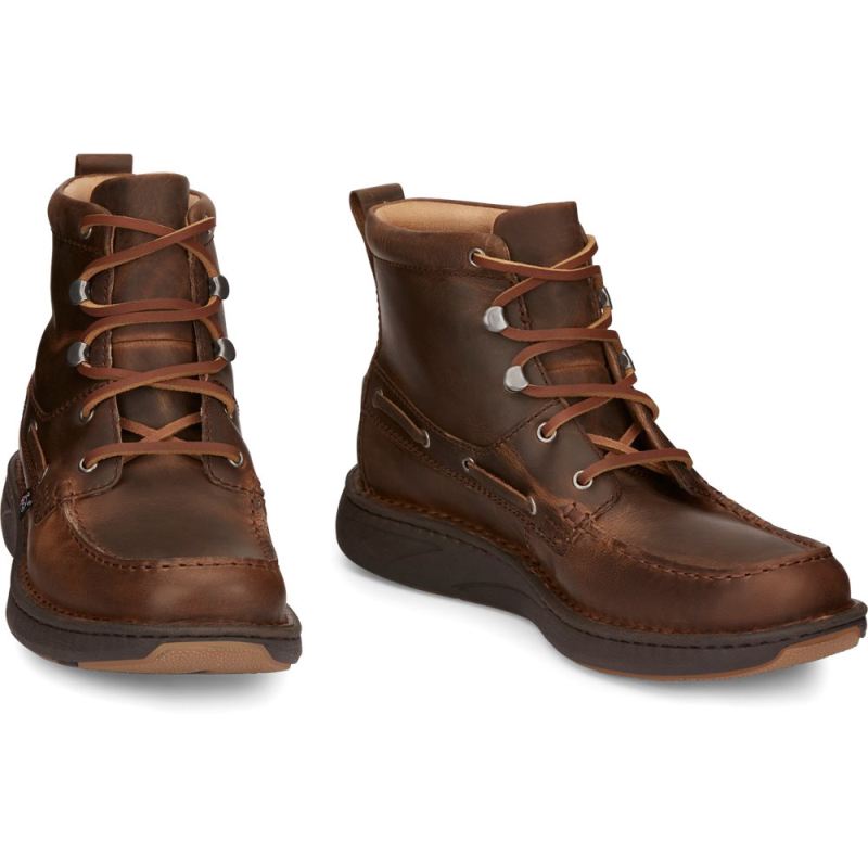 Justin | Men's Lacer Brown - Click Image to Close