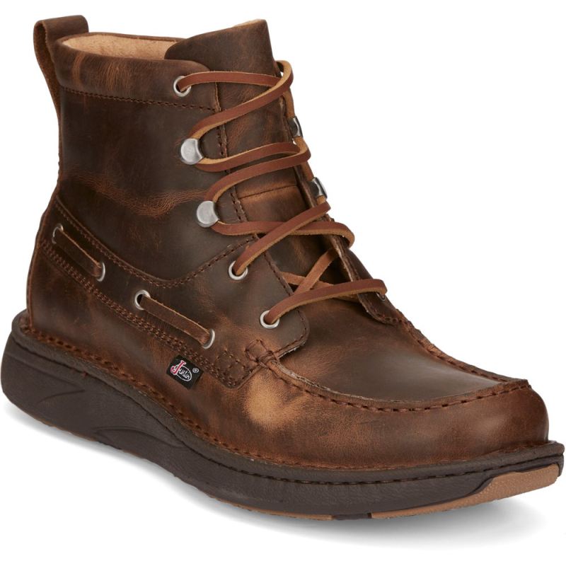 Justin | Men's Lacer Brown