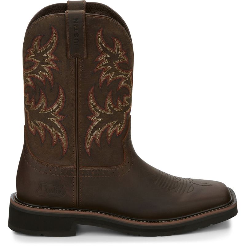 Justin | Men's Driller Dark Brown