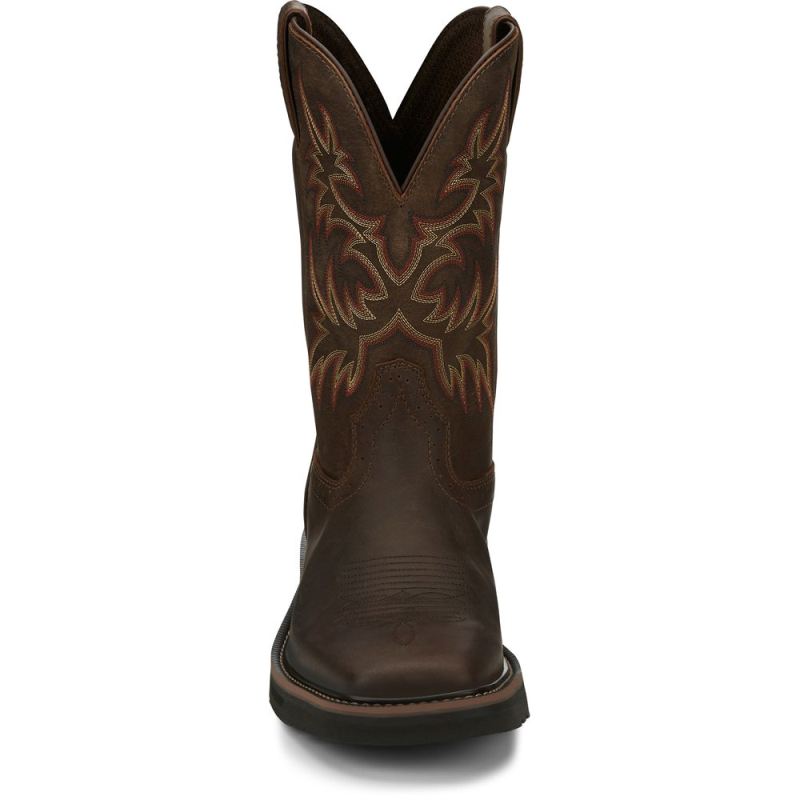 Justin | Men's Driller Dark Brown