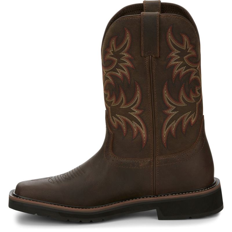 Justin | Men's Driller Dark Brown