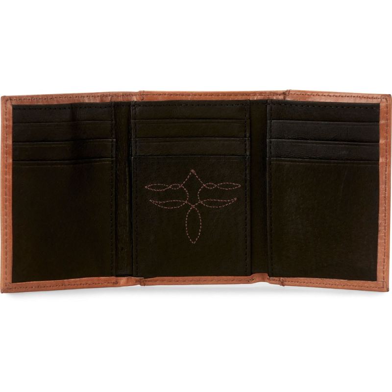 Justin | Men's Trifold Wallet-Brown