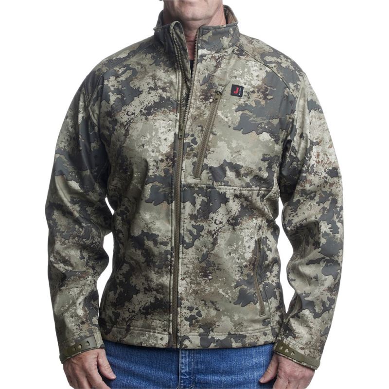 Justin | Men's Wind/Water Resisting Jacket-Camo Multicolor - Click Image to Close