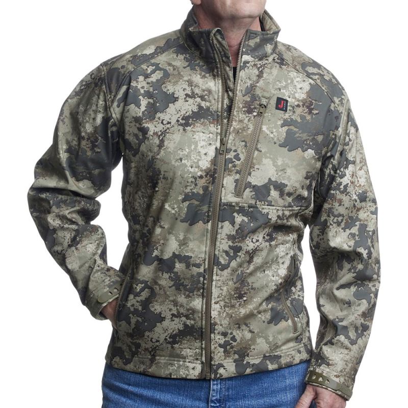 Justin | Men's Wind/Water Resisting Jacket-Camo Multicolor