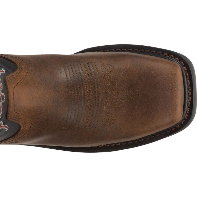 Justin | Men's Tanker Steel Toe Brown