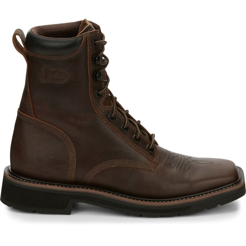 Justin | Men's Pulley Aged Brown