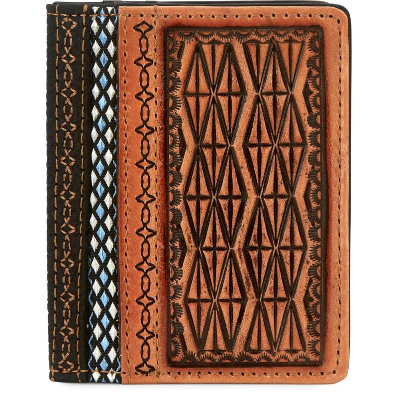 Justin | Men's Front Pocket Card Wallet-Brown