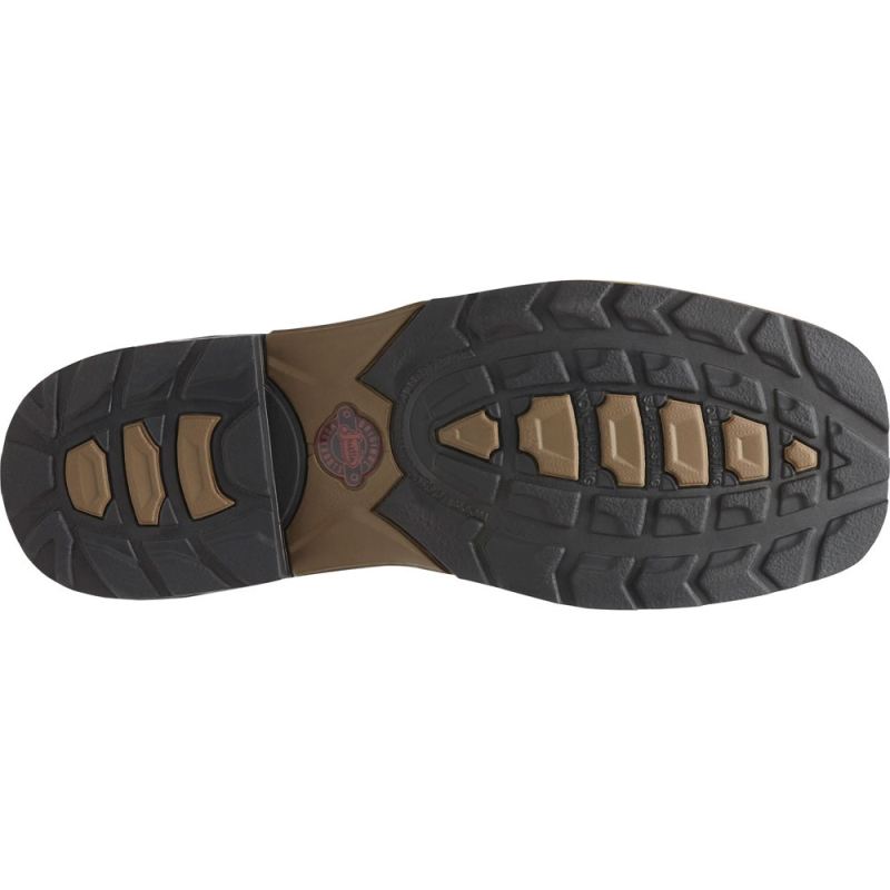 Justin | Men's Derrickman Comp Toe Brown Croc Print